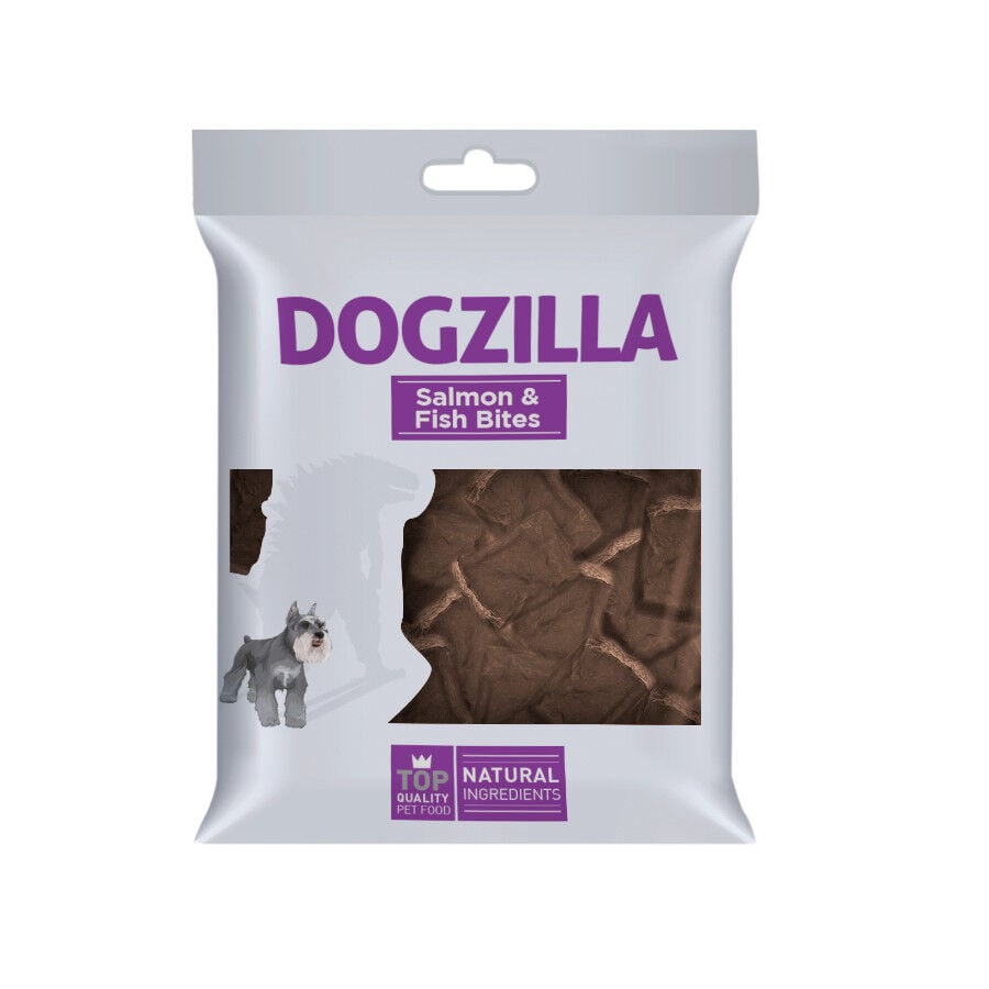 70 g Dogzilla bocaditos de salm&oacute;n con pescado para perros, , large Imagen numero 1