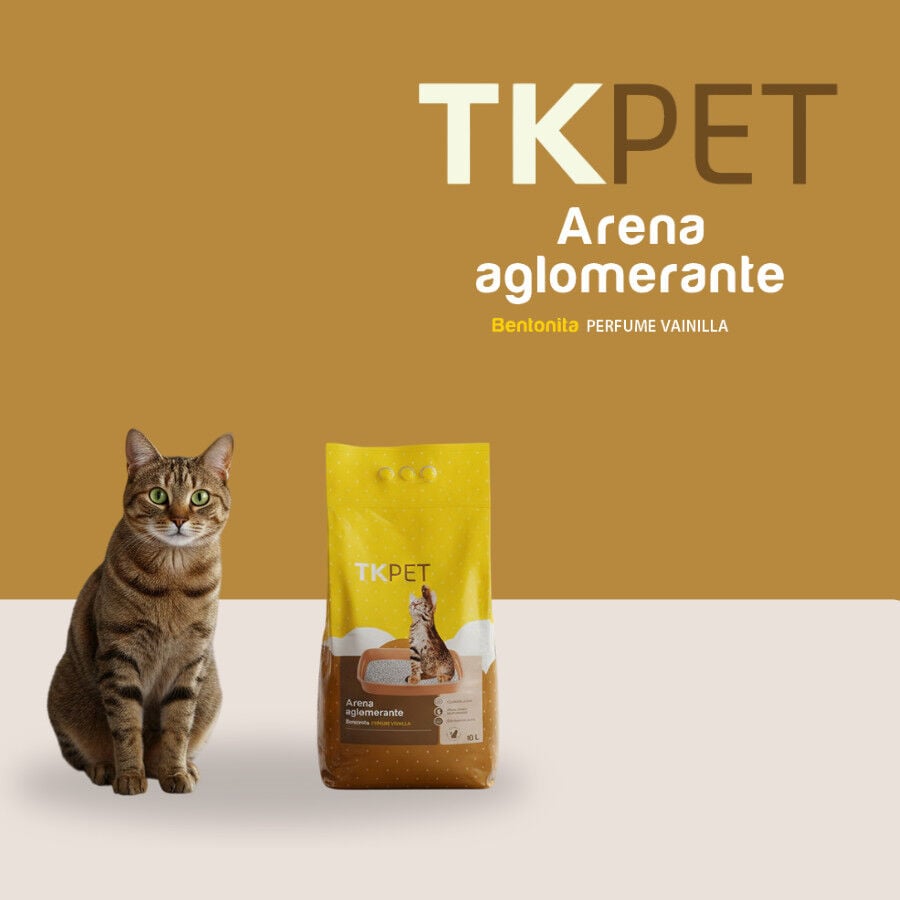 10 L TK-Pet Arena Aglomerante de Bentonita con aroma de vainilla para gatos, , large Imagen numero 6