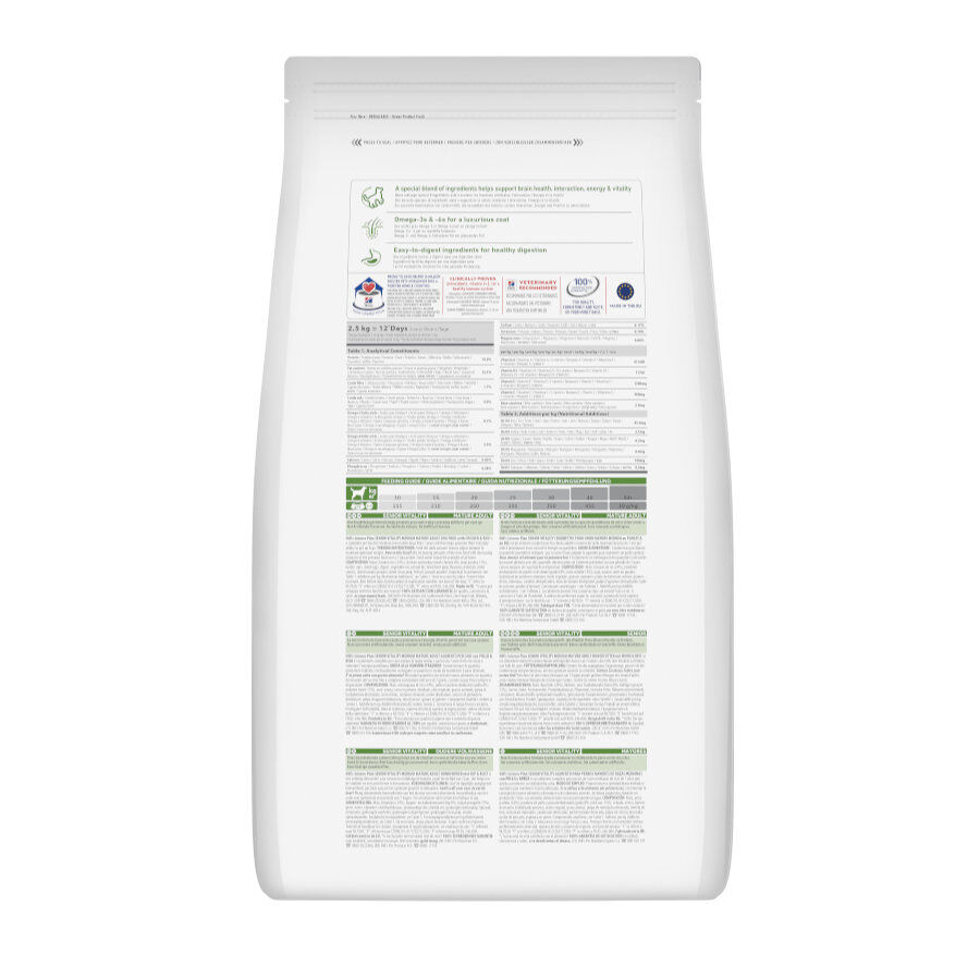 14 kg Hill's Science Plan Youthful Vitality Medium Adult Pollo&nbsp;pienso para perros, , large indicador imagen numero 5