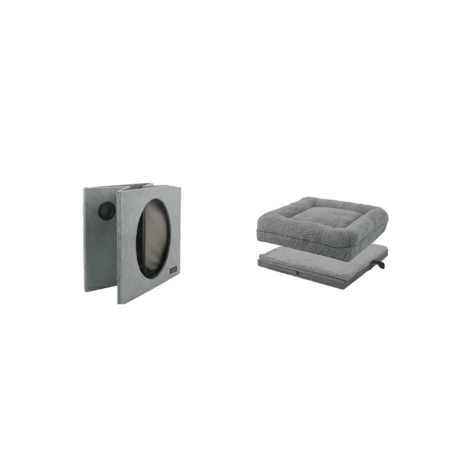 All For Paws Lamb 2 en 1 gris Cama para gatos, , large indicador imagen numero 2