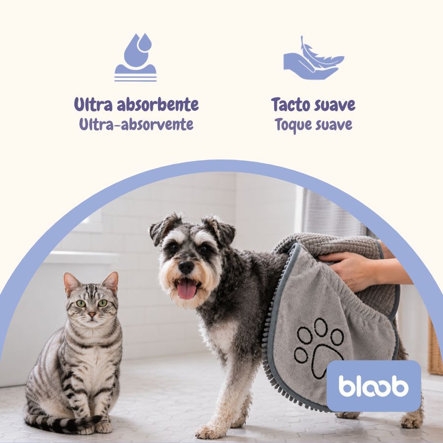 Bloob Toalla de Secado para perros y gatos, , large indicador imagen numero 3