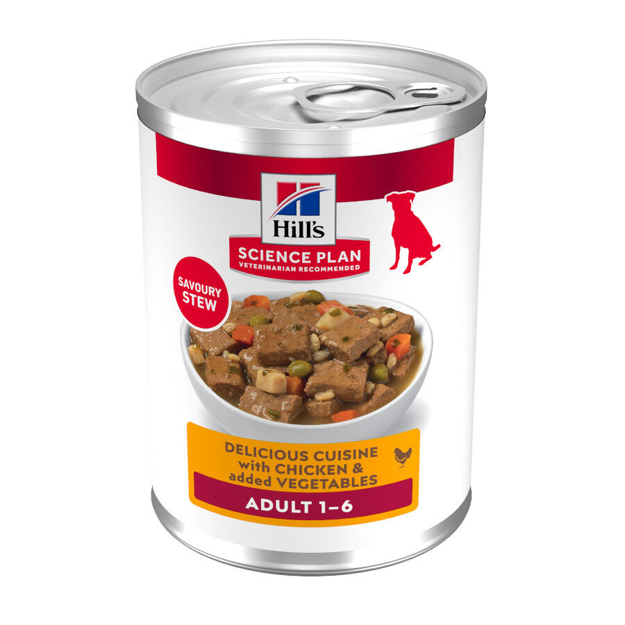 Hill's Science Plan Adult Estofado con pollo y verduras lata para perros