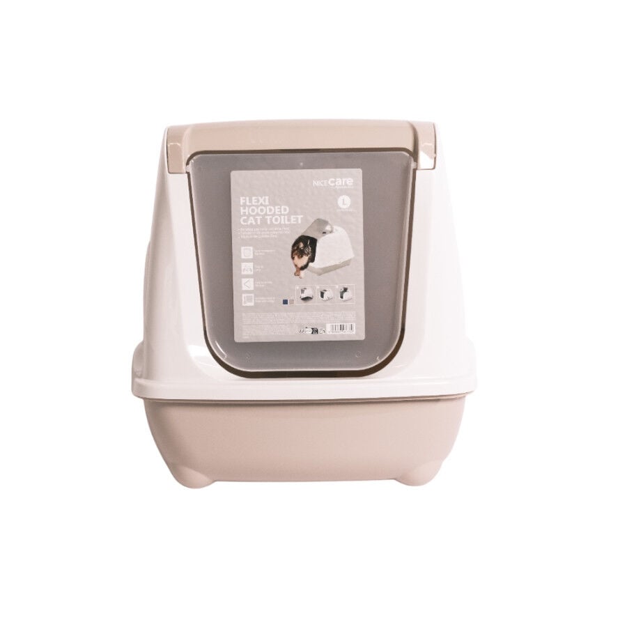 Nice Care Arenero Mega Flip Large Beige para gatos, , large indicador imagen numero 2