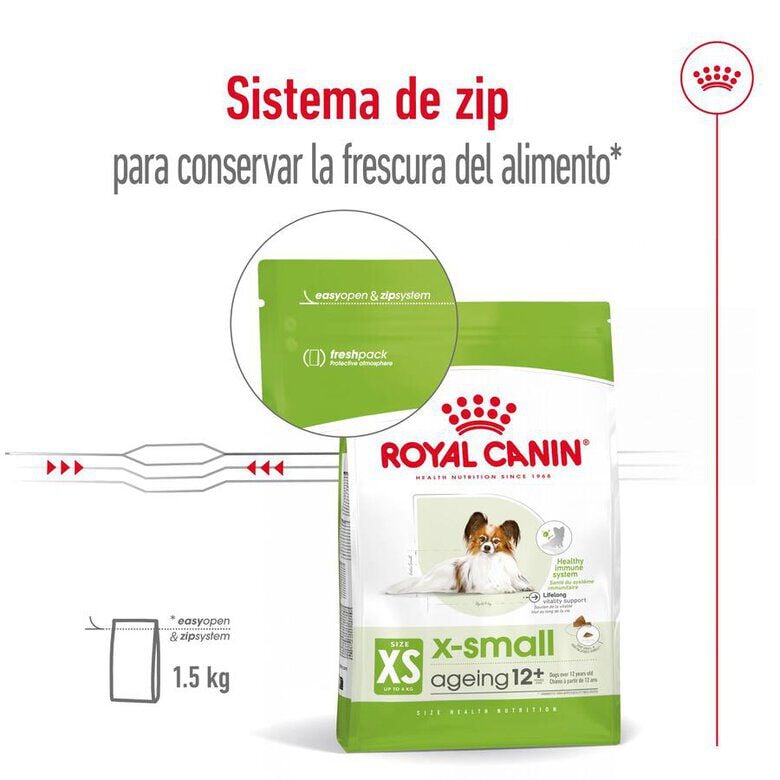 1.5 kg Royal Canin X-Small Ageing 12+ Adult pienso para perros&nbsp;senior, , large Imagen numero 3