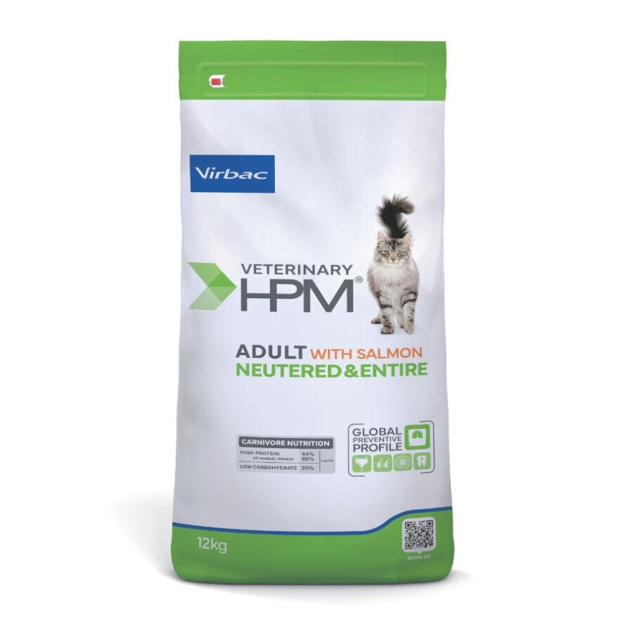 Virbac HPM Veterinary Adult Esterilizado Pienso Salm&oacute;n para gatos, , large Imagen numero 1