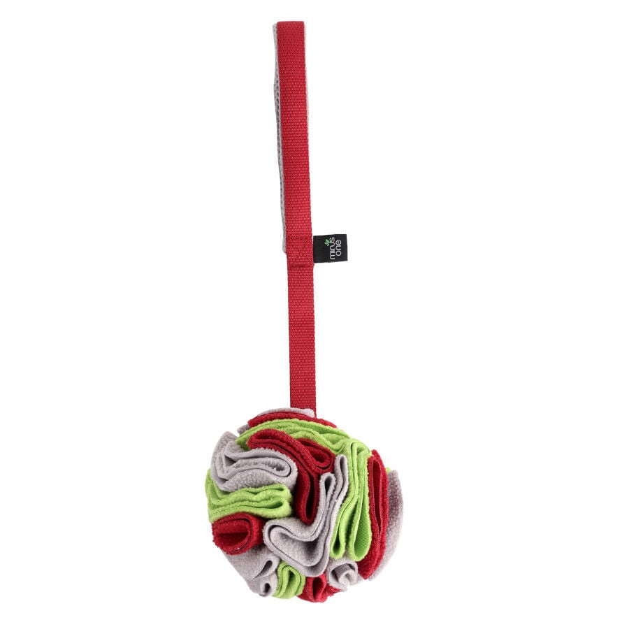Minus One Fleece Fleece Tug Ball pelota de tela para perros y gatos, , large indicador imagen numero 1