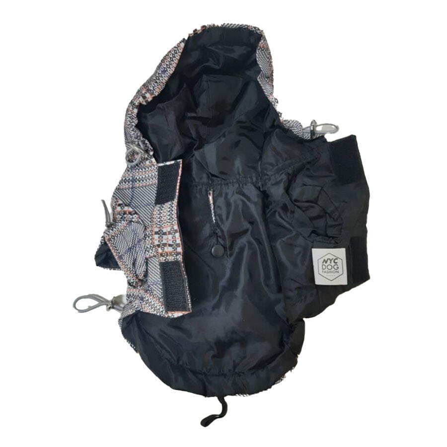 Nayeco British Impermeable con Capucha para perros indicador imagen numero 2