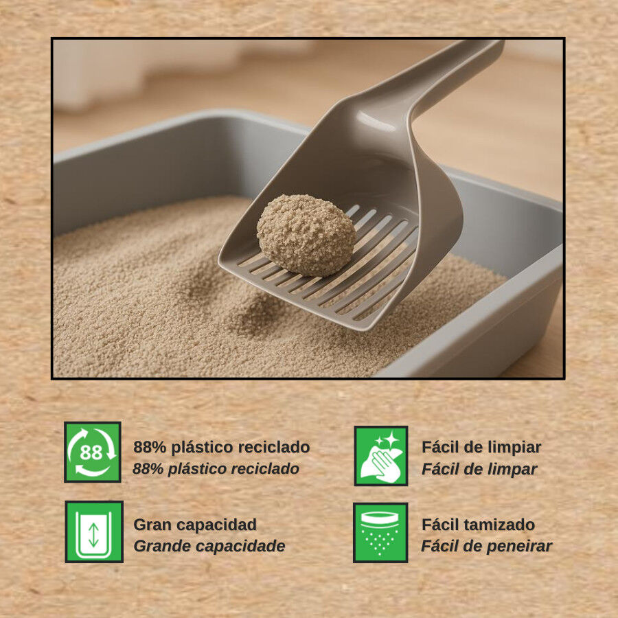 Nice Care Sanitary Scoop Sifting Pala Higi&eacute;nica para gatos, , large Imagen numero 5