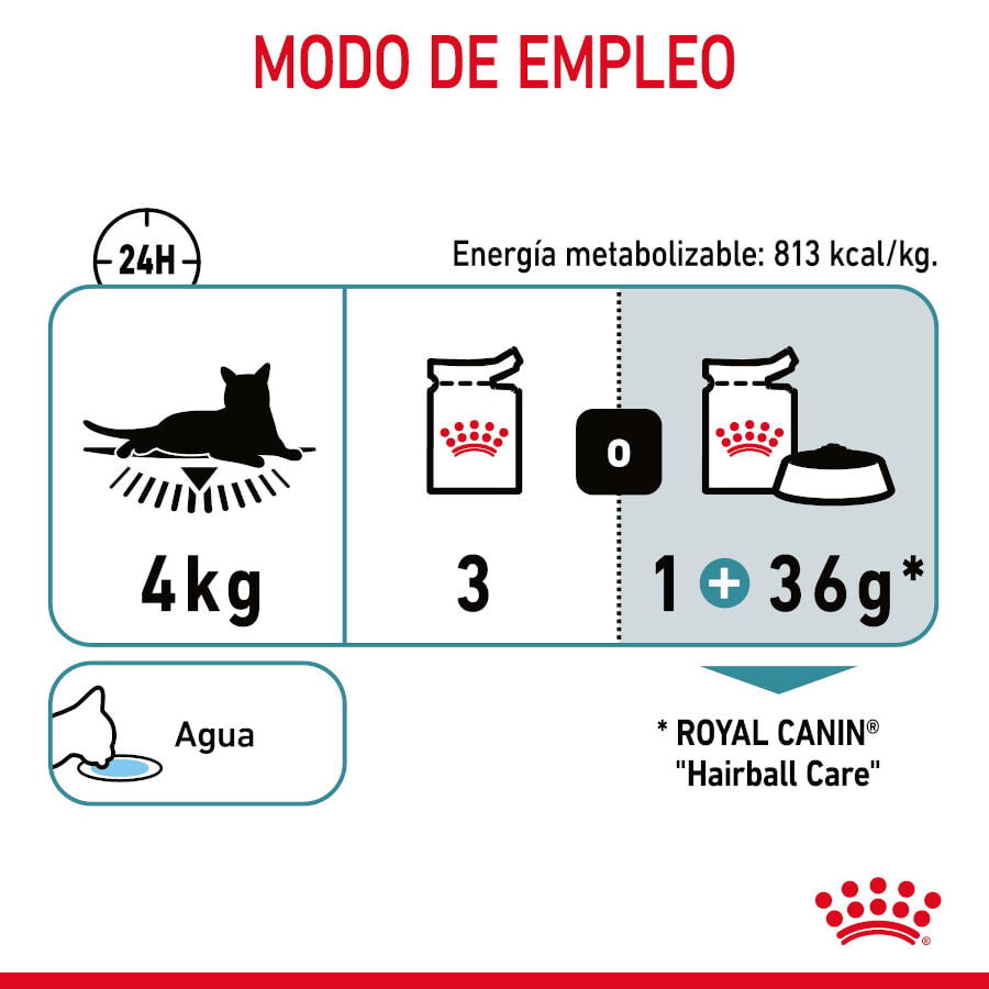 85 g Royal Canin Hairball Care Sobre en Gelatina para gatos, , large indicador imagen numero 8