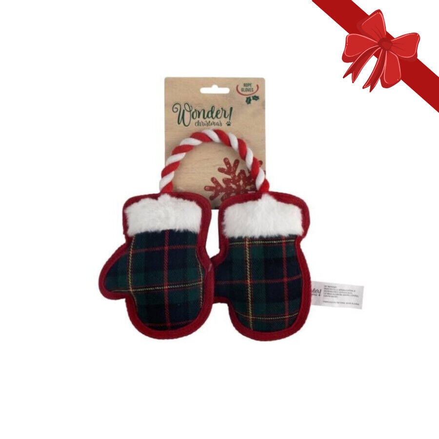 Wonder Christmas Guantes con Cuerda para perros, , large Imagen numero 1