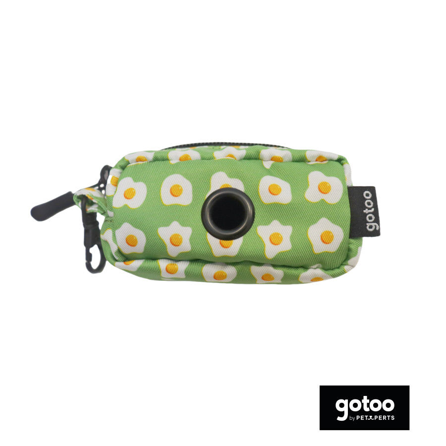 Gotoo Porta bolsas de tela estampado verde para perros, , large indicador imagen numero 2