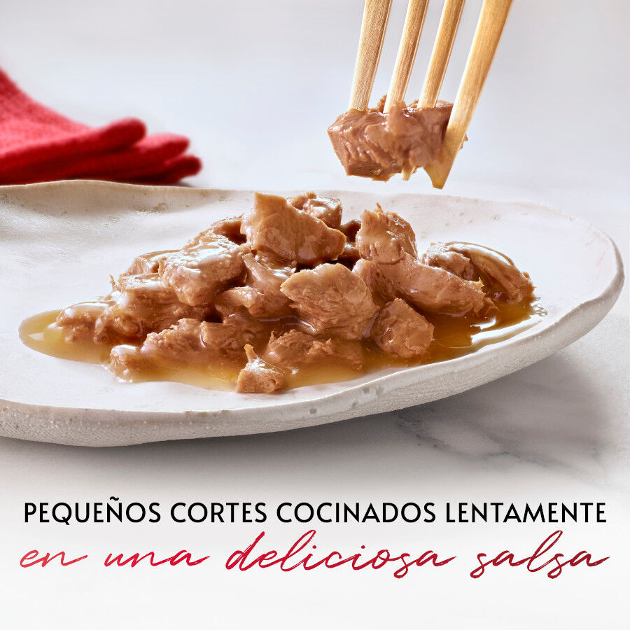 6 sobres x 50 g Gourmet Mon Petit Selecci&oacute;n Carnes en salsa sobre para gatos, , large Imagen numero 4