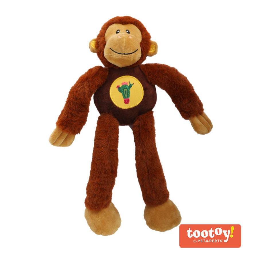 Tootoy! Comfort Rope Skeleton Monkey Cuddler peluche para perros, , large indicador imagen numero 1
