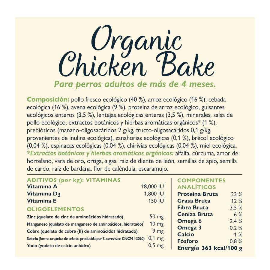 7 kg Lily's Kitchen Organic Pollo y Verdura pienso para perros, , large Imagen numero 4