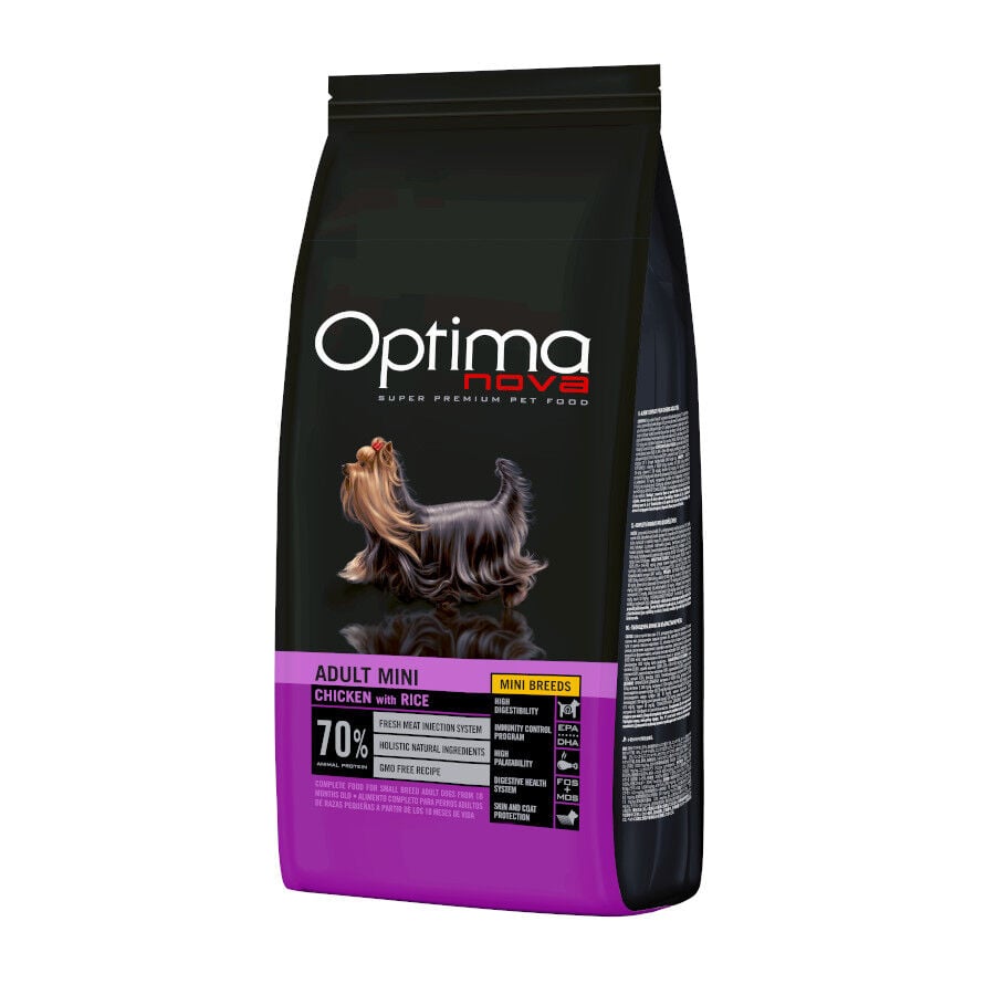 6 kg Optima Nova Adult Mini Pollo pienso para perros, , large Imagen numero 1