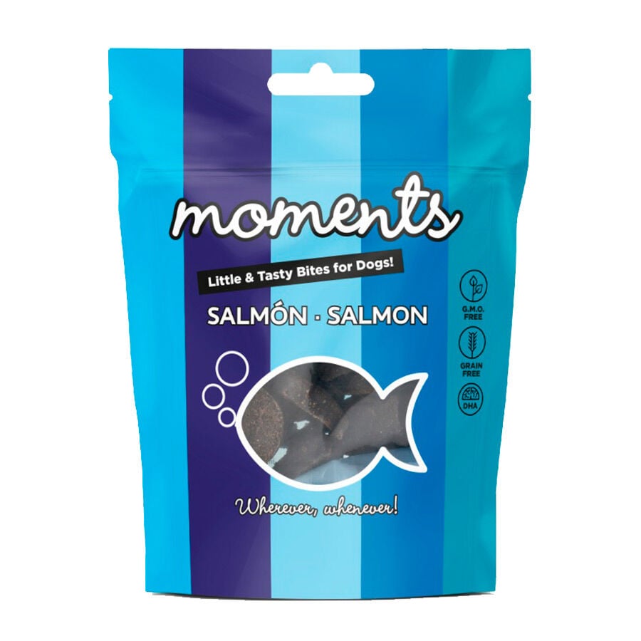 60 g Moments Bocaditos de salm&oacute;n para perros, , large indicador imagen numero 1
