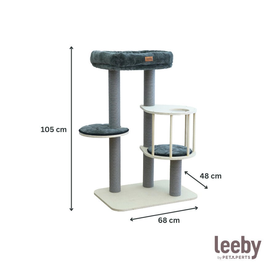 Leeby Cloud Collection torre rascador con cama para gatos, , large Imagen numero 4