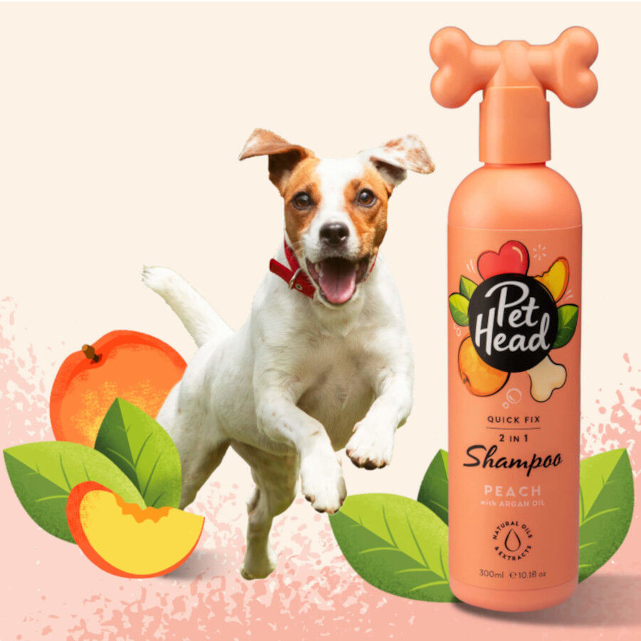 Pet Head champ&uacute; y acondicionador de melocot&oacute;n para perros, , large indicador imagen numero 3