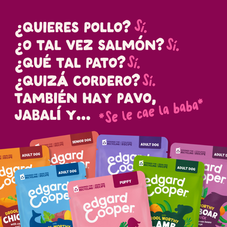 8 x 150 g Edgard & Cooper Adult Grain Free Sobres para perros - Multipack, , large indicador imagen numero 4