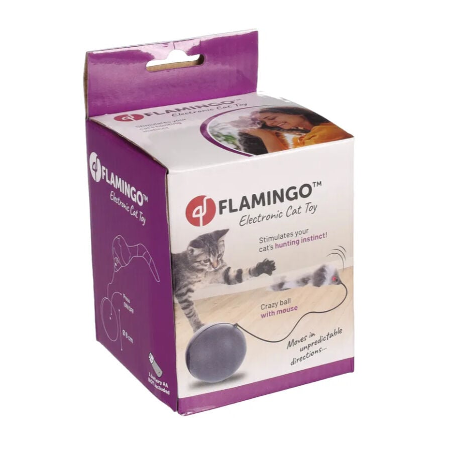Flamingo Boula Rat&oacute;n Interactivo para gatos, , large indicador imagen numero 2