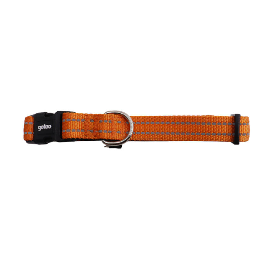 Gotoo Collar de nylon reflectante naranja para perros, , large indicador imagen numero 1