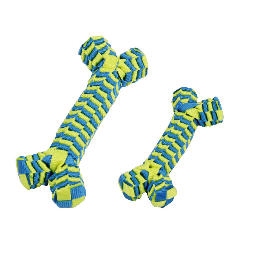 Tootoy! Pull Braided Nylon Bone mordedor de cuerda para perros, , large indicador imagen numero 2