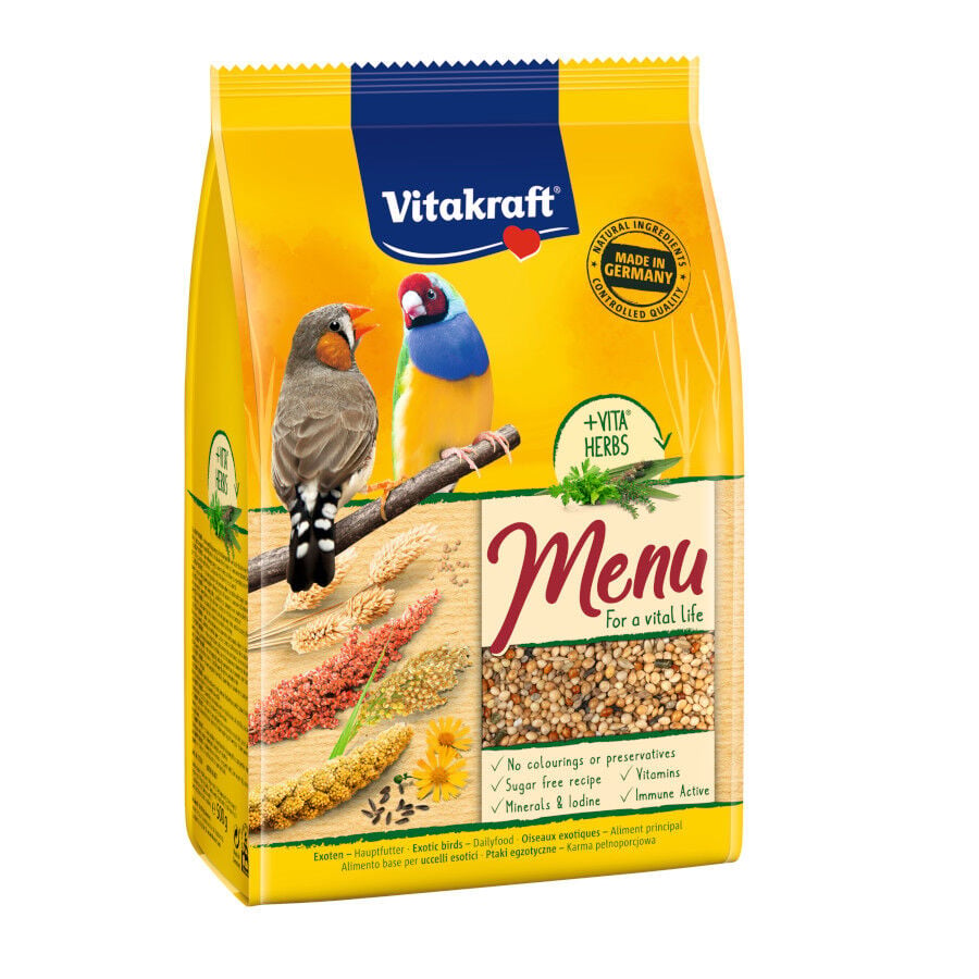 Vitakraft comida para p&aacute;jaros ex&oacute;ticos gran&iacute;voros Imagen numero 1