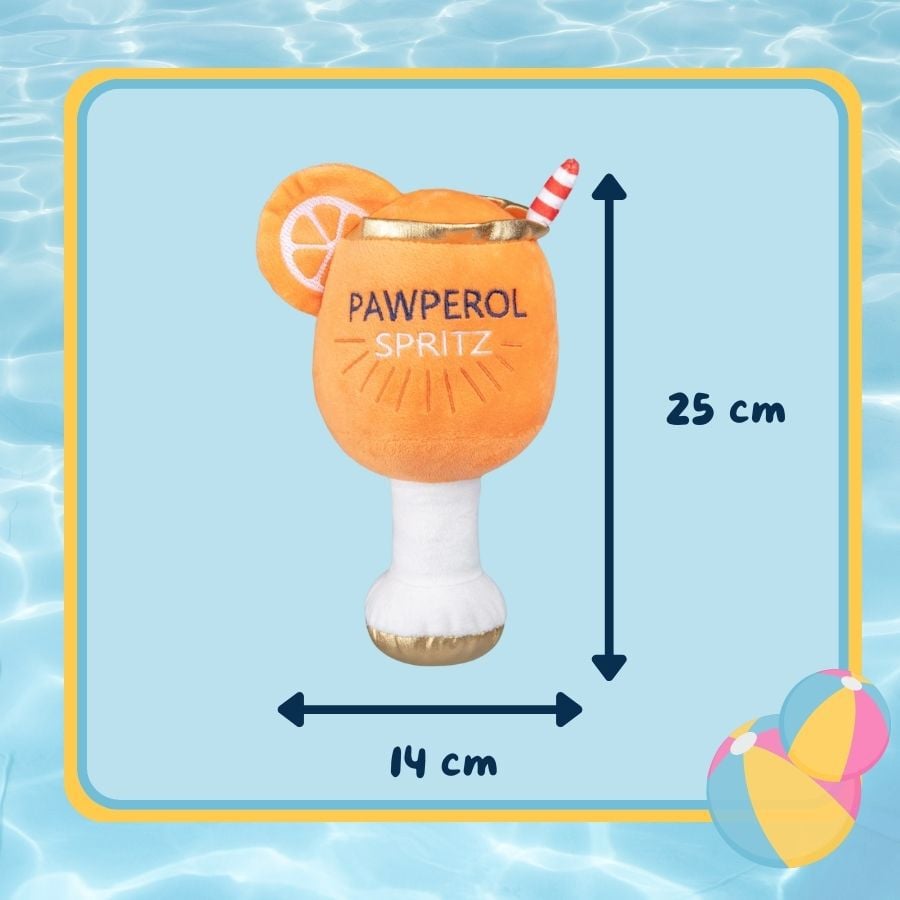 Summer Vibes Pawperol Spritz Peluche Juguete para perros, , large indicador imagen numero 4