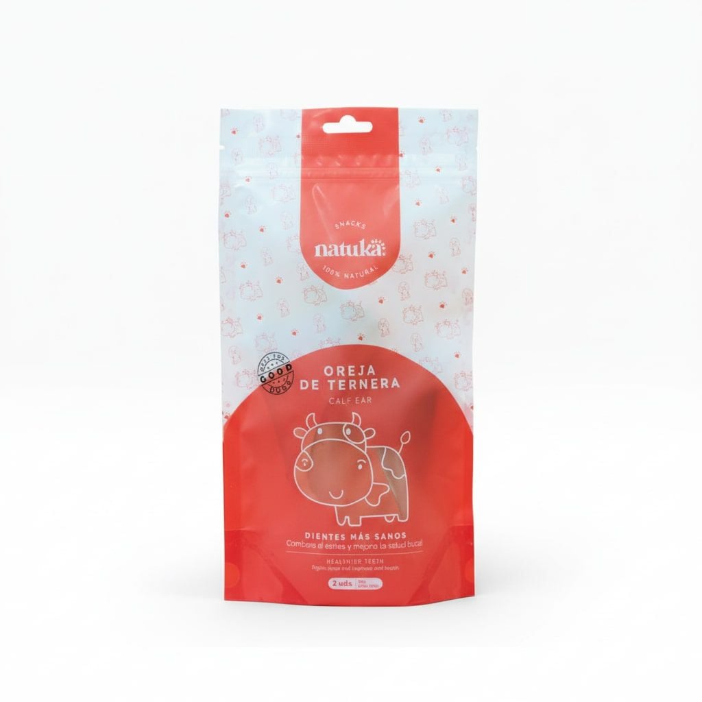 2 uds. x 50 g Natuka Oreja de Ternera para perros, , large Imagen numero 1