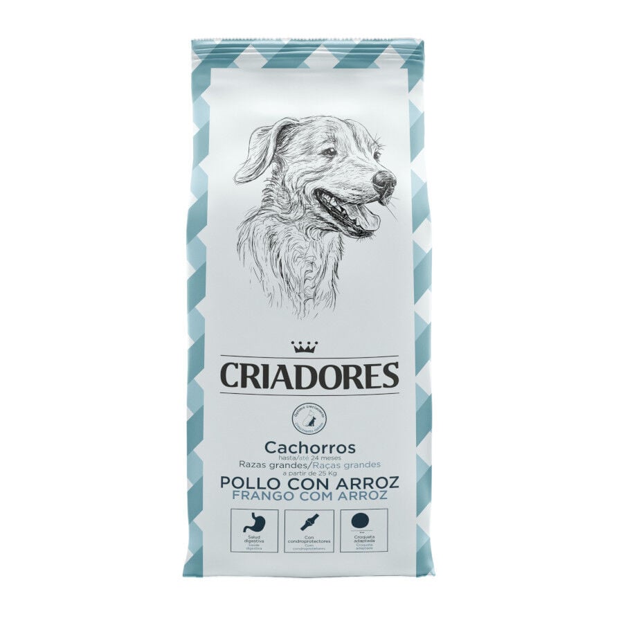 15 kg Criadores Pollo y Arroz pienso para cachorros de razas grandes, , large Imagen numero 1