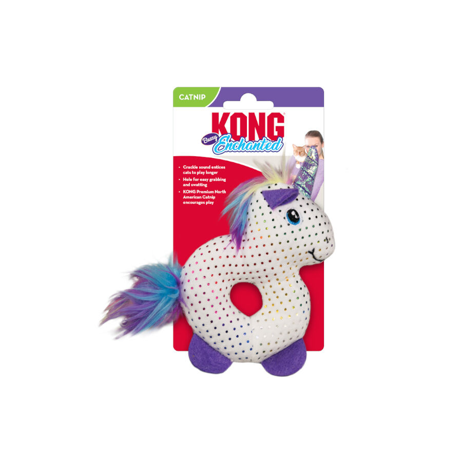 Kong Enchanted Characters Unicornio de Peluche para gatos, , large Imagen numero 3