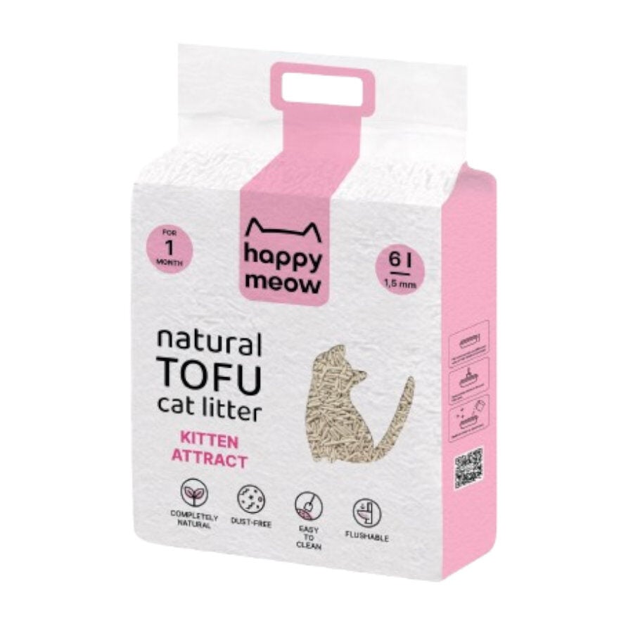 Happy Meow Kitten Attract Arena de Tofu para gatos, , large indicador imagen numero 2