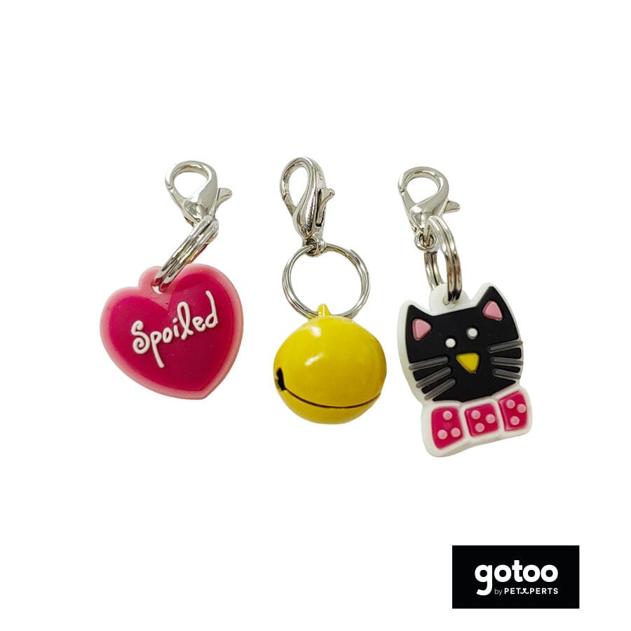 Gotoo Conjunto de chapas rosas para gatos, , large Imagen numero 2