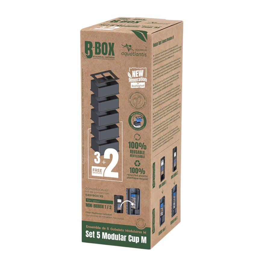Aquatlantis B-Box Vasos Modulares M para Filtros para acuarios, , large indicador imagen numero 1