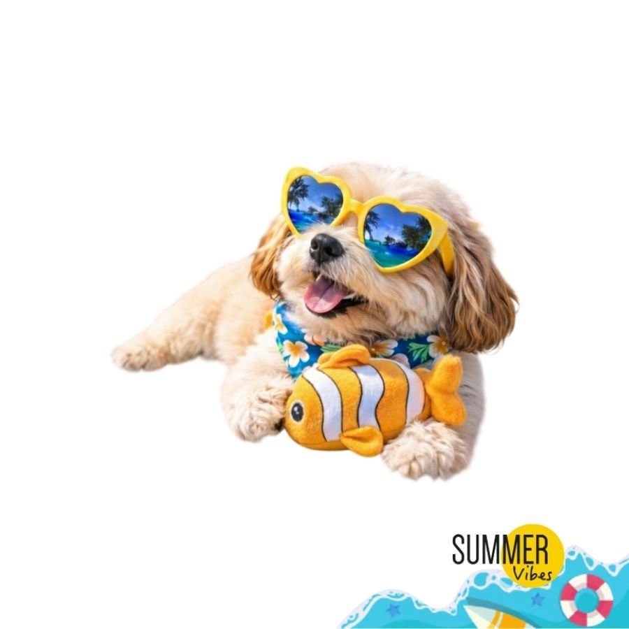 Summer Vibes Peluche Flotante Pez Juguete para perros, , large indicador imagen numero 7