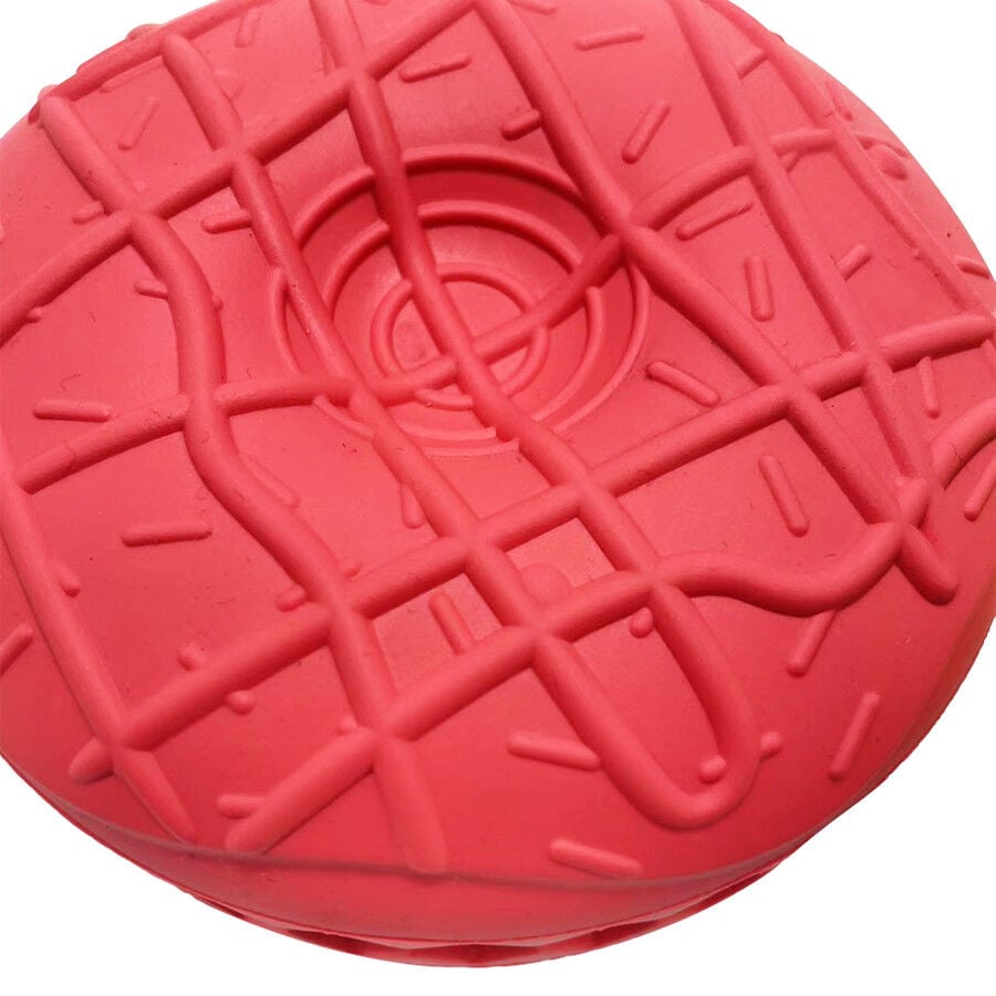 Tootoy! Chew Strawberry Donut Treat Dispenser juguete para perros, , large indicador imagen numero 3