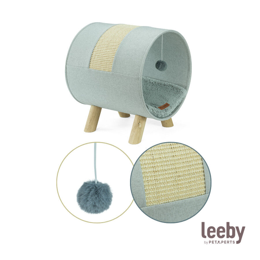 Leeby Saffira cama con rascador y juguete para gatos, , large indicador imagen numero 5