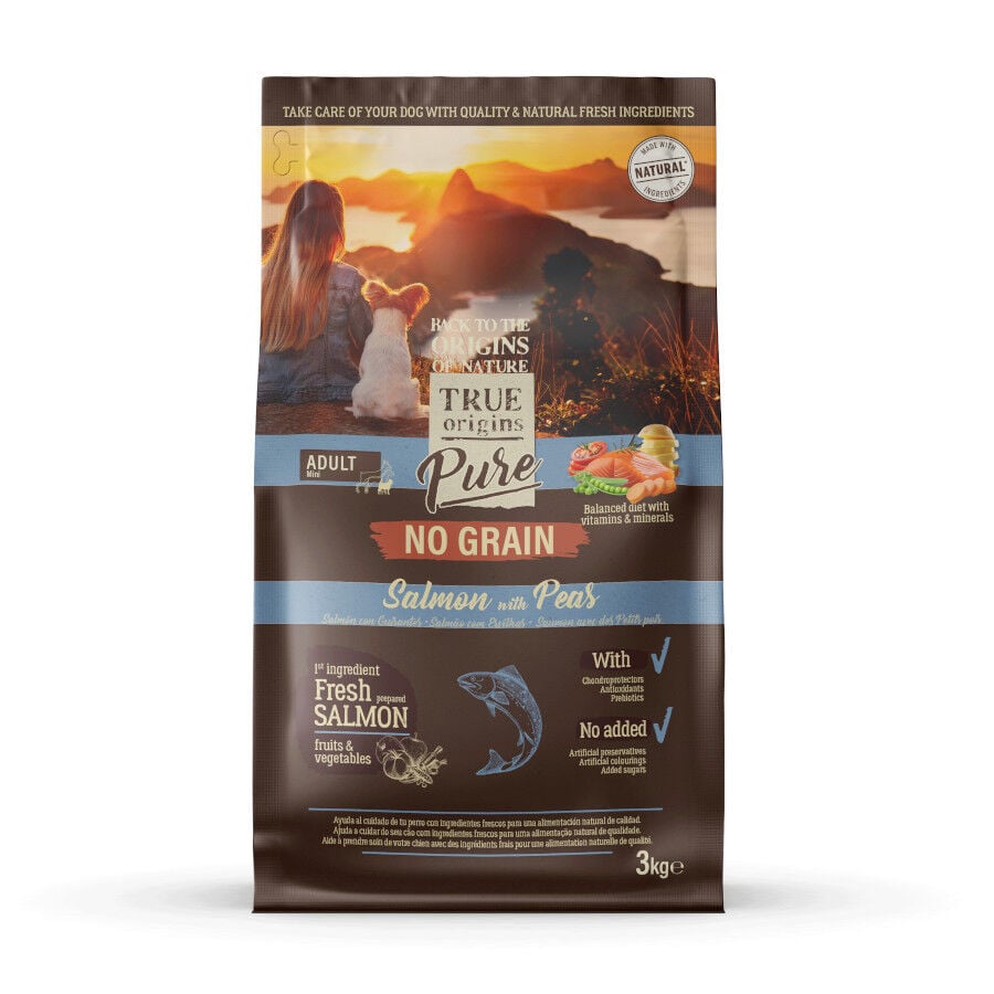 True Origins Pure Grain Free Adult Mini Salm&oacute;n pienso para perros