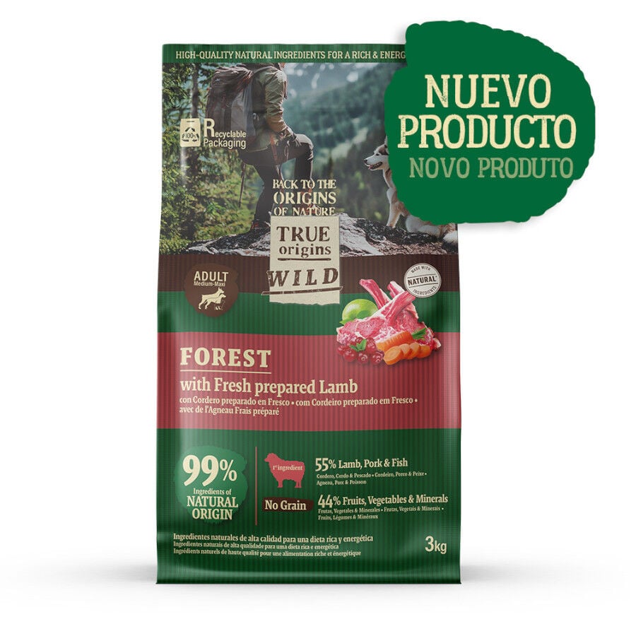 True Origins Wild Forest Cordero Pienso para perros, , large indicador imagen numero 2
