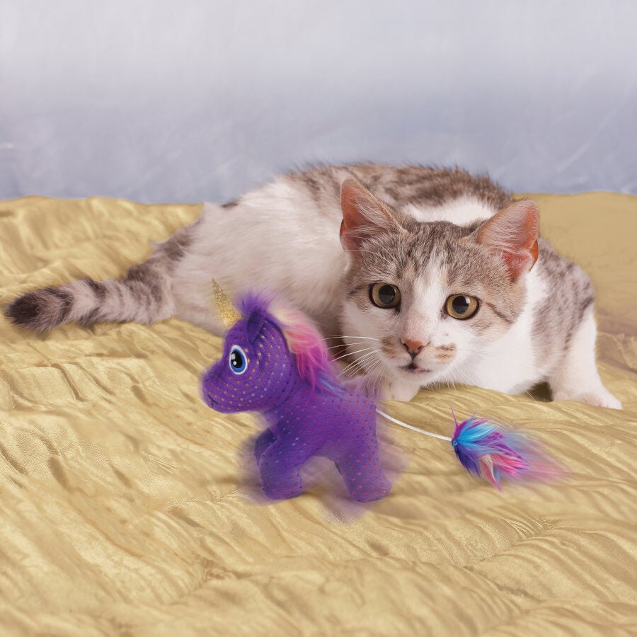 Kong Enchanted Buzzy Unicornio peluche para gatos, , large indicador imagen numero 2