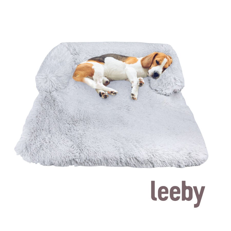 Leeby Sof&aacute; Anti Estr&eacute;s Gris para perros