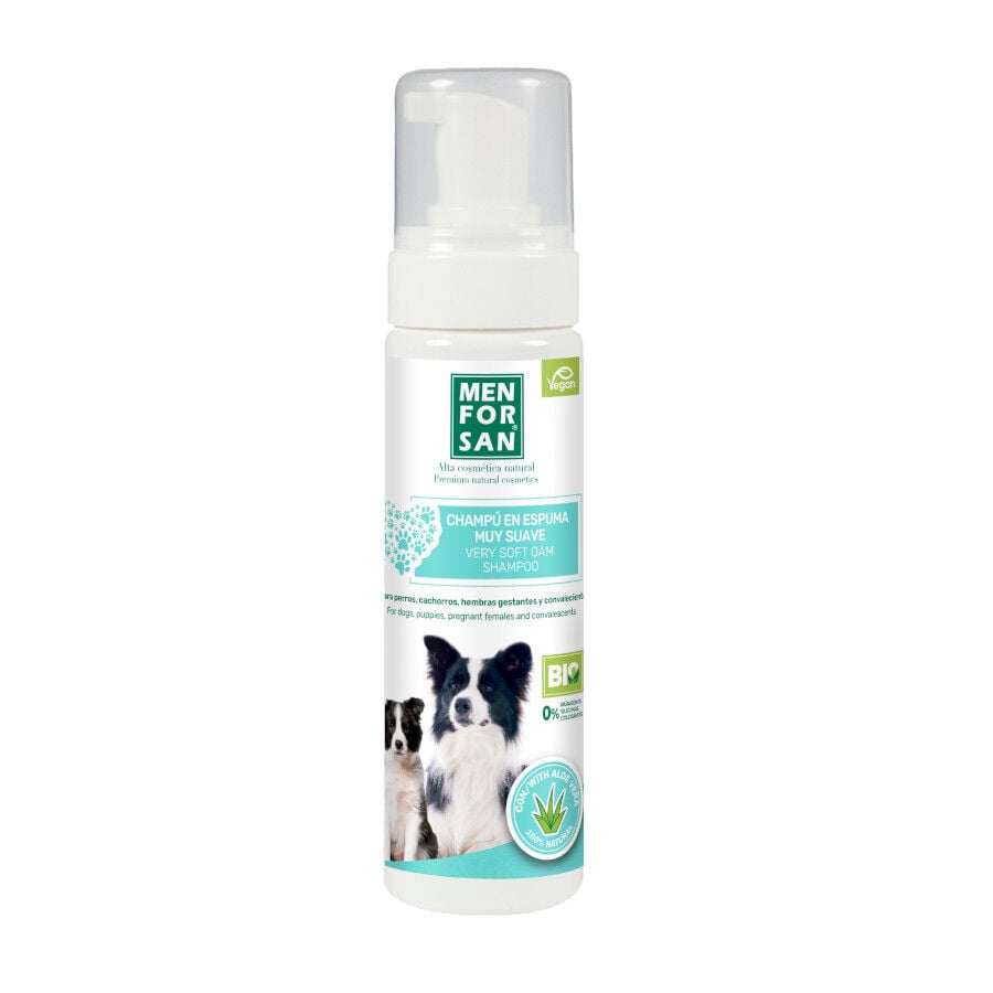 Menforsan Champ&uacute; Seco Aloe Vera para perros, , large Imagen numero 1