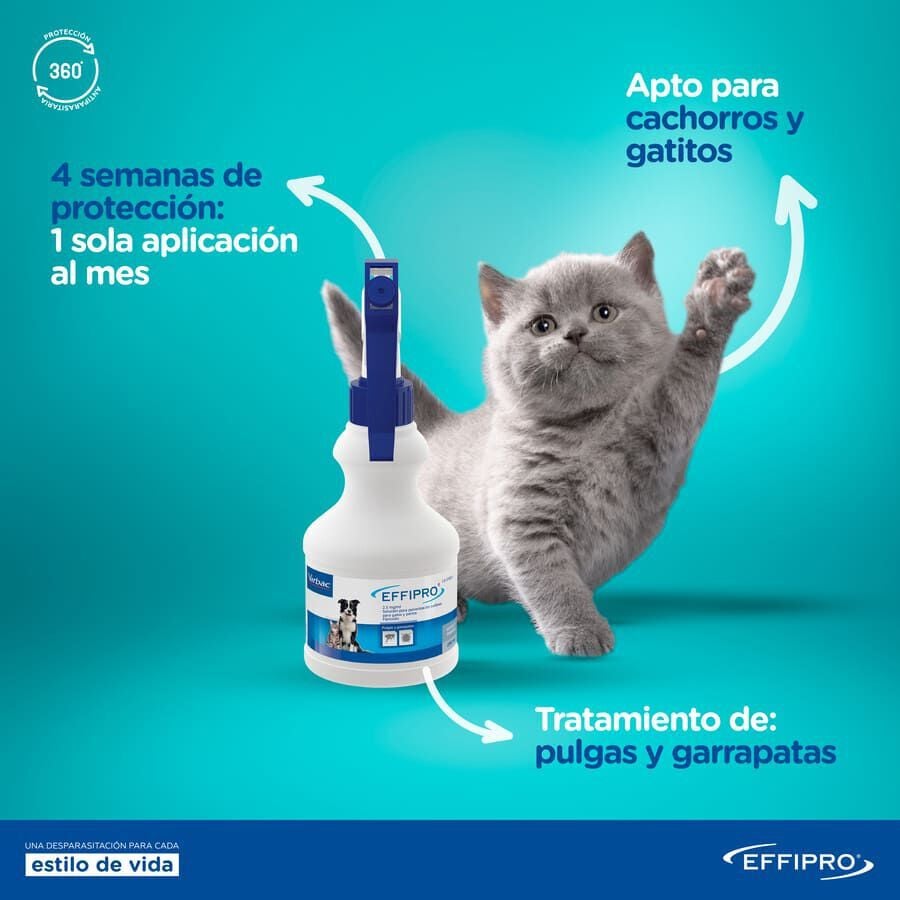 Effipro Spray antiparasitario para perro y gato, , large indicador imagen numero 3