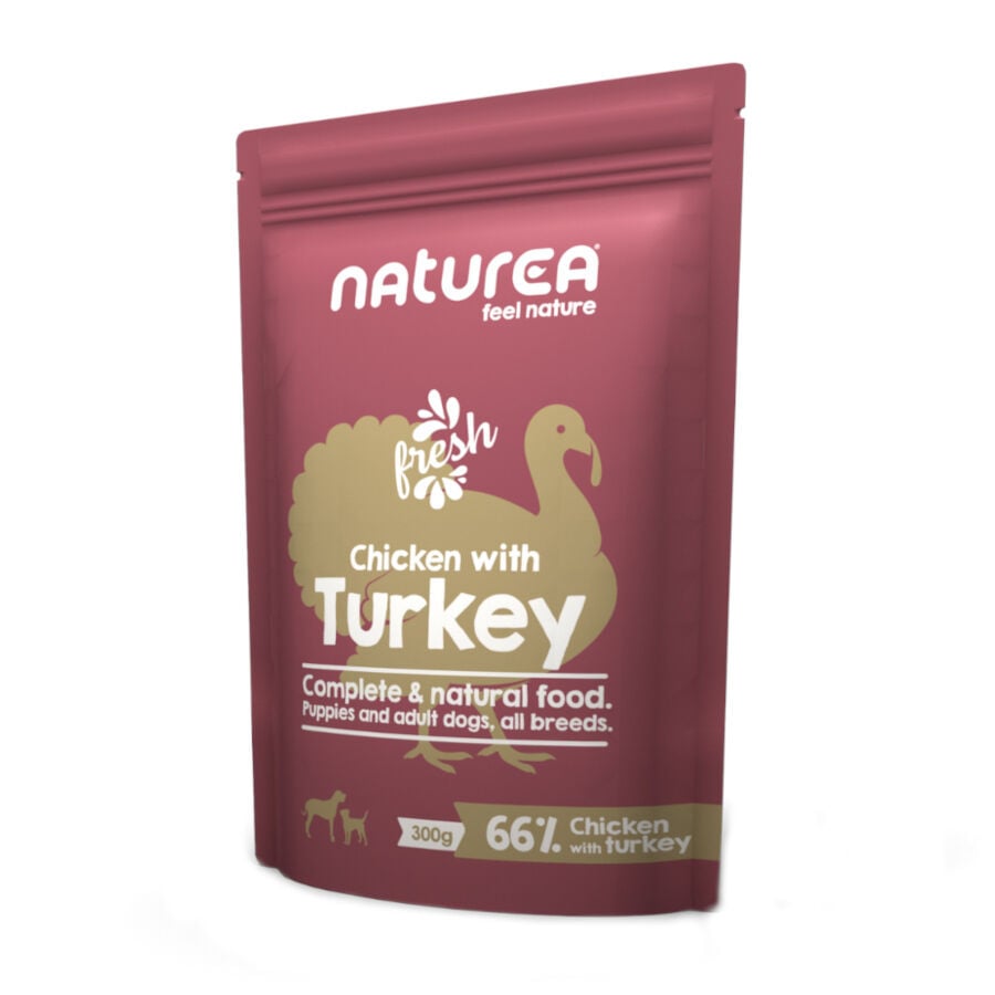 300 g Naturea Pollo y Pavo sobre para perros, , large Imagen numero 1