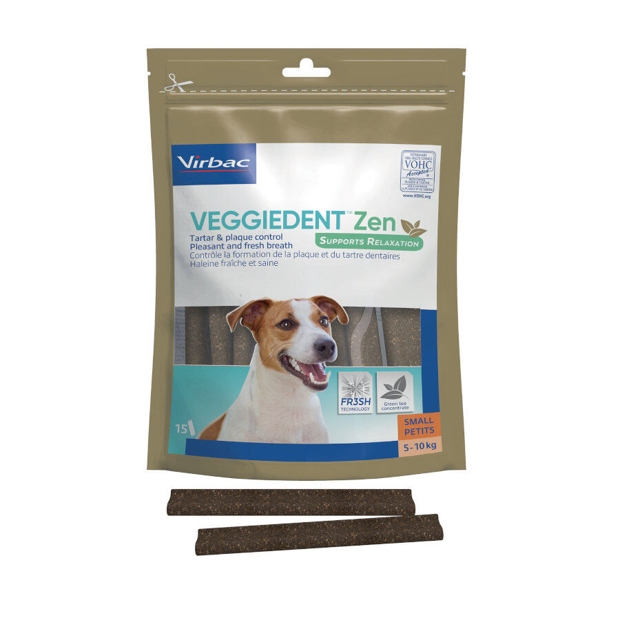 Virbac L&aacute;minas Veggiedent Zen S para perros