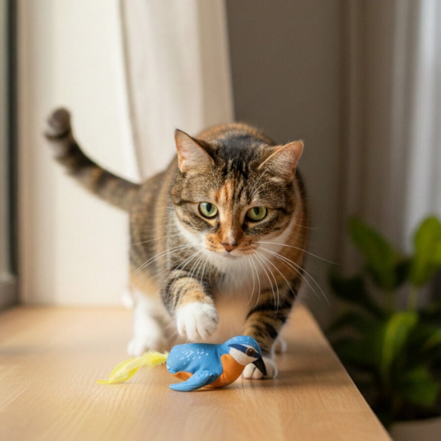 Tootoy! Peluche Interactivo de P&aacute;jaro para gatos, , large Imagen numero 1