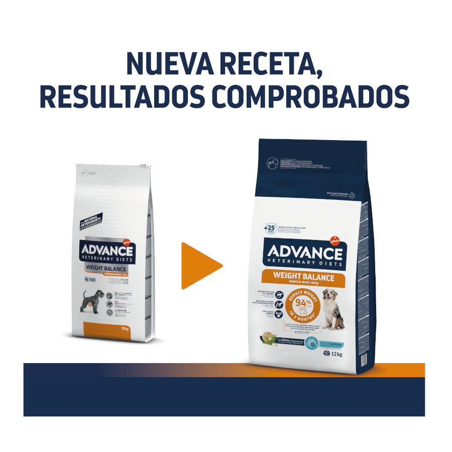 12 kg Advance Veterinary Diets Medium Maxi Weight Balance pienso para perros, , large Imagen numero 2