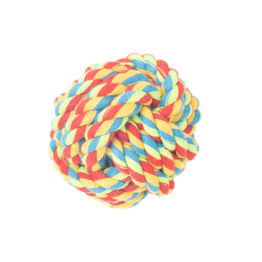 Tootoy! Pull Rope Ball Multicolor pelota de cuerda para perro, , large indicador imagen numero 1