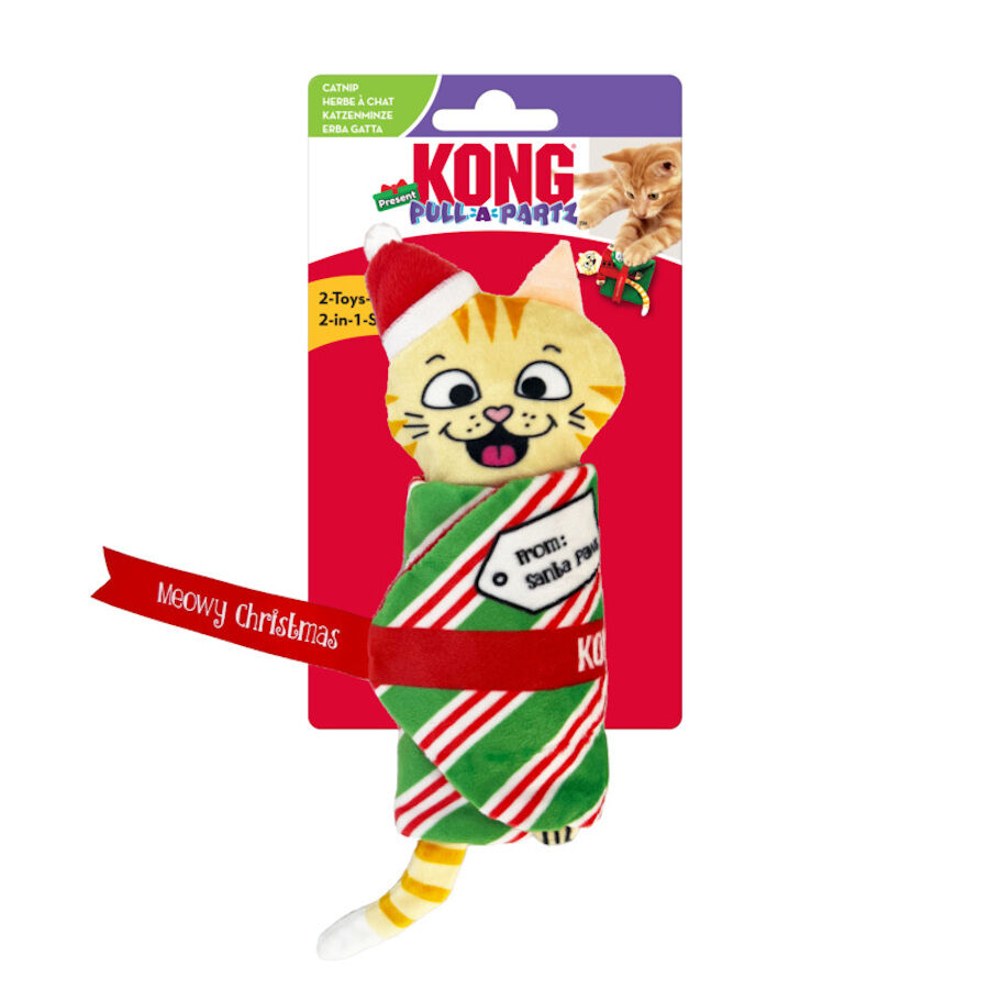 Kong Holiday Pull-A-Part Present juguete para gatos , , large Imagen numero 3