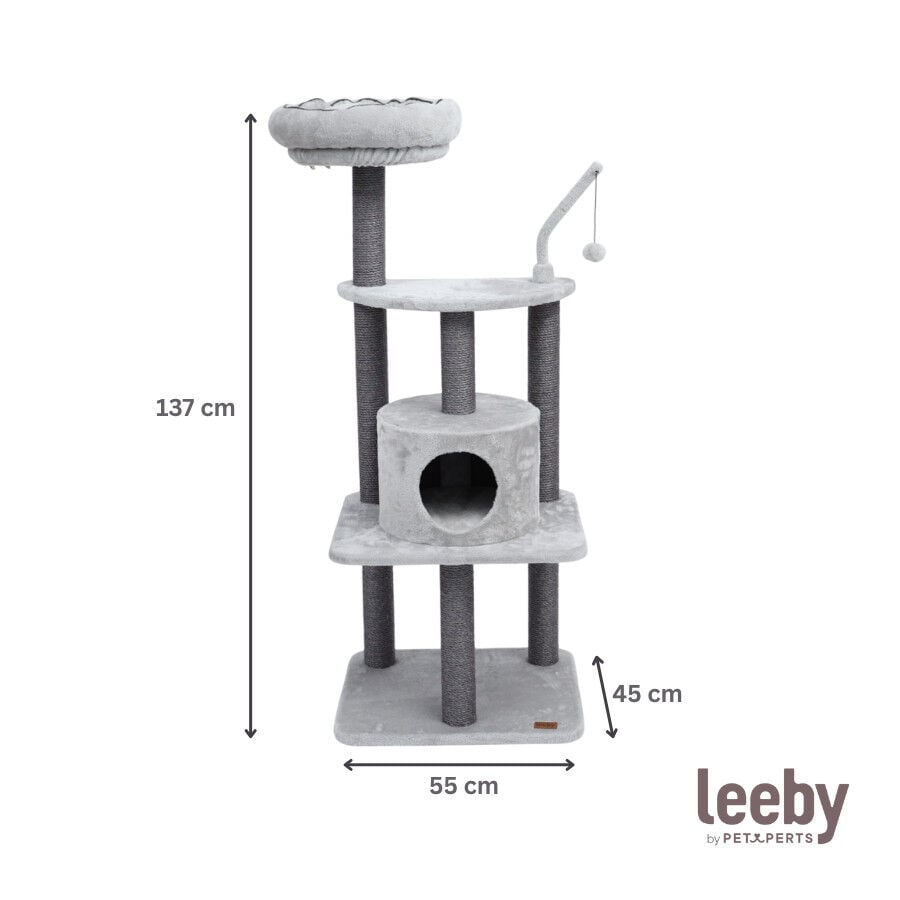 Leeby Kenzo &aacute;rbol rascador con cama para gatos, , large indicador imagen numero 6